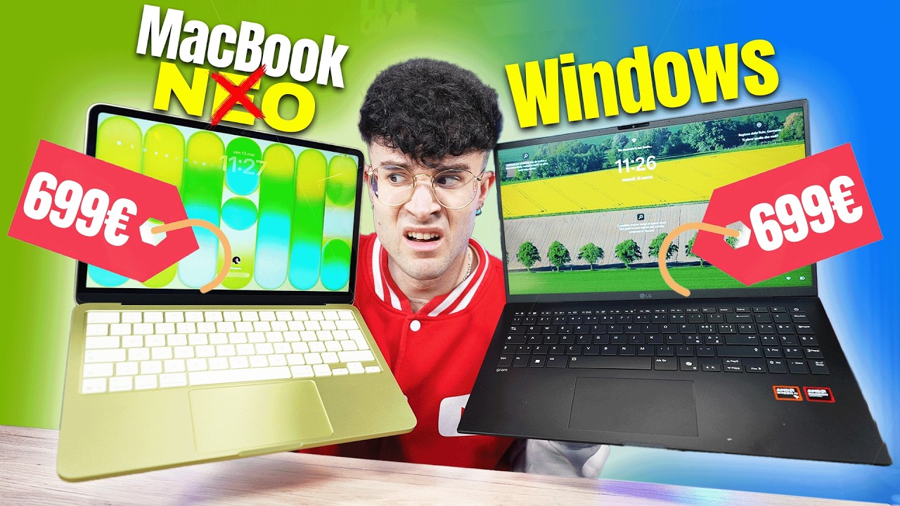 HO PROVATO IL MACBOOK NEO vs PC WINDOWS (DECENTE) ALLO STESSO PREZZO! 🙄 *follia*