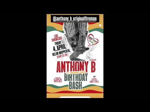 Anthony B - Birthday Bash Arrival - U-Club Wuppertal Germany - Stop