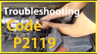 Kodu błędu p2119