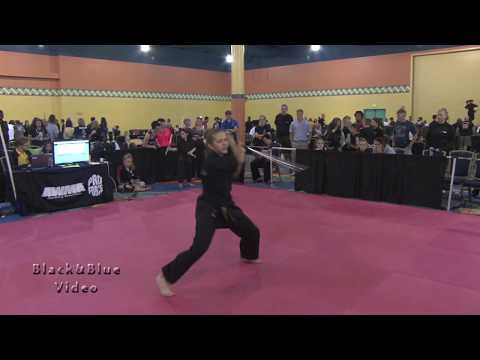 Mia Lang Bo Kata 2017 U S Open ISKA World Martial Arts Championships