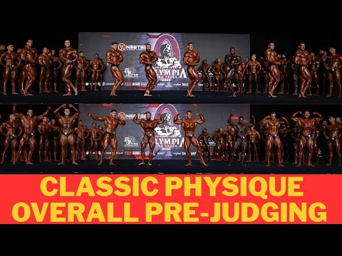 Mr.Olympia Men's Classic Physique Overall Pre-Judging.