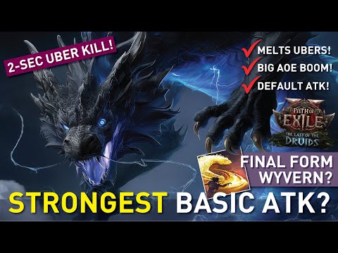 Wyvern Rend = Strongest Basic Atk build? Insane 1-Swipe K.O clearspeed + Braindead playstyle | 0.4