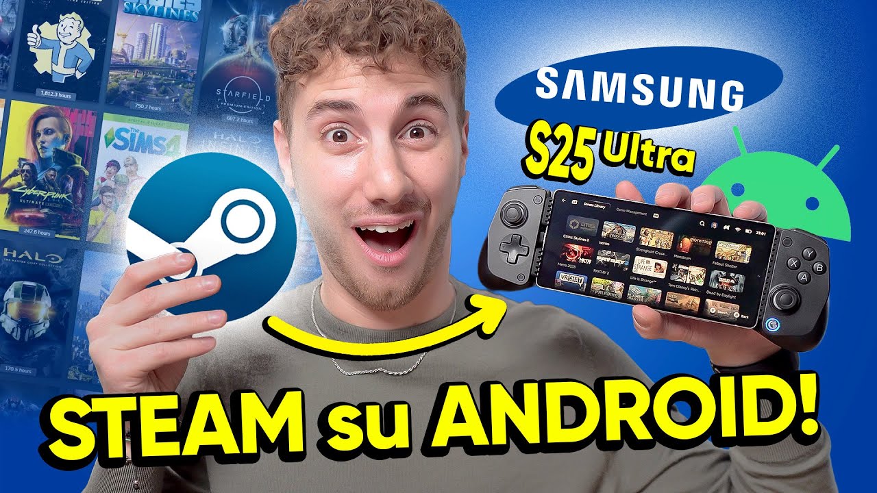 Da WINDOWS a SAMSUNG! Steam PC su GALAXY S25 ULTRA! Come ho fatto.