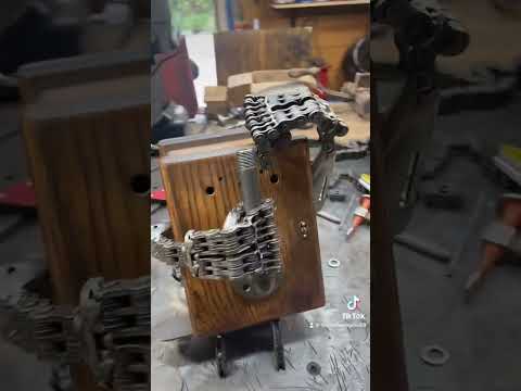 Making stuff up! #steampunk #robot #telephone #vintagevibes #repurposed #lightitup #welding #oohah