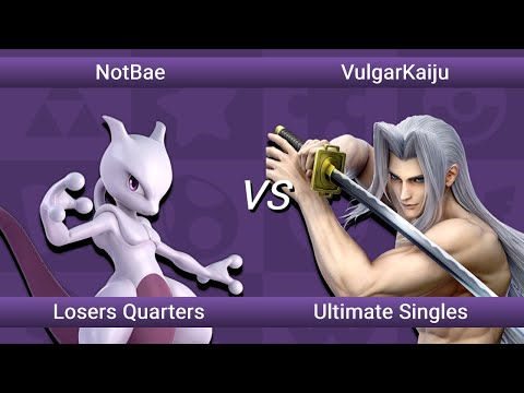 Undiscovered Smash 221 Losers Quarters: NotBae (Mewtwo) vs VulgarKaiju (Sephiroth)
