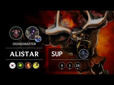 Alistar Support vs Shen - KR Grandmaster Patch 9.17