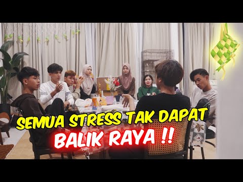 SEMUA STRESS TAK DAPAT BALIK RAYA !! - AM TAK BAGI CUTI !