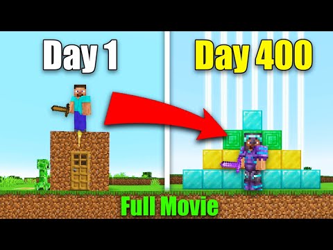 Surviving 400 Days in Hardcore Minecraft!! 😱