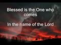 Blessed is the One (Lyrics) 