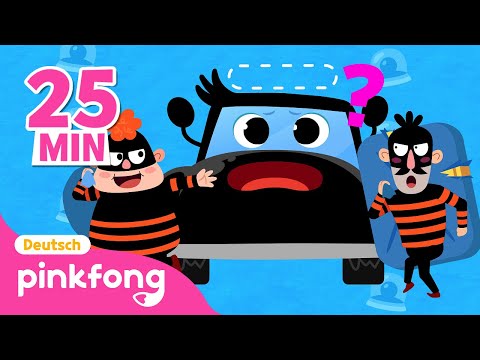 Ganze Folge von Pinkfong Polizei Kumpel 🚔🚨 | Baby Shark Deutsch | Pinkfong, Baby Hai! Kinderlieder