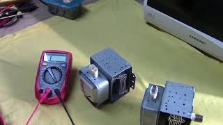 How to Test a Good and Bad Microwave Oven Magnetron