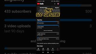 ? Only 500 Subscribers YouTube ka new Update /  #shorts