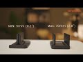 Brateck Multifunctional Thin Client CPU Mount, Matt Black