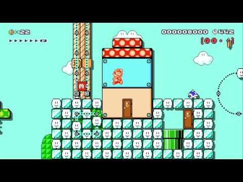 [2-2] Slippery Snowfields by Carlos (: - SUPER MARIO MAKER - NO COMMENTARY 1AW 1ax