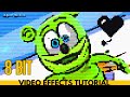 VIDEO TUTORIAL 8 BIT Gummy Bear Gummibär Song TAGALOG PARODY IN DIFFERENT Effects PART 1