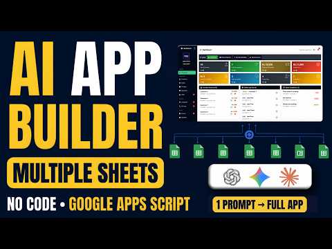 Build a Full ERP System From Google Sheets in Minutes (No Code AI App Builder)