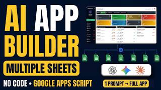 Build a Full ERP System From Google Sheets in Minutes (No Code AI App Builder)
