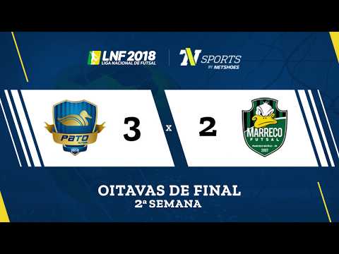 LNF2018 - Pato 3 x 2 Marreco - Gols - Oitavas - Volta