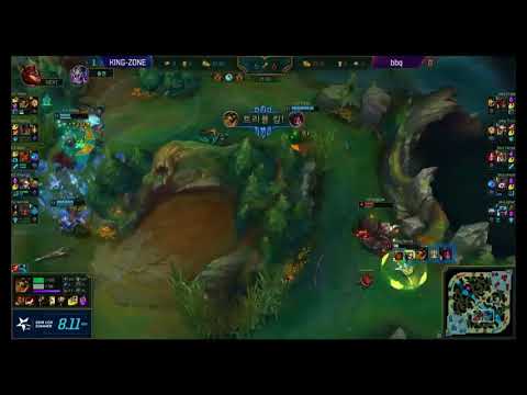 BBQ Tempt Plays Birdio    BBQ vs KZ Game 2 Highlights   2018 LCK Summer W2D6