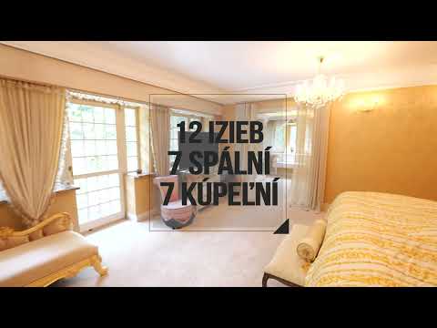 Luxusná Historická rezidencia s vlastným vodopádom na veľkorysom pozemku