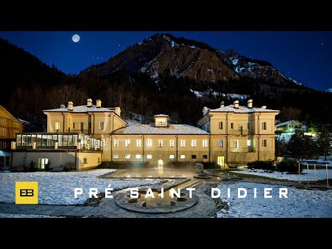 Terme di Pré Saint Didier (Aosta, norte da Itália).