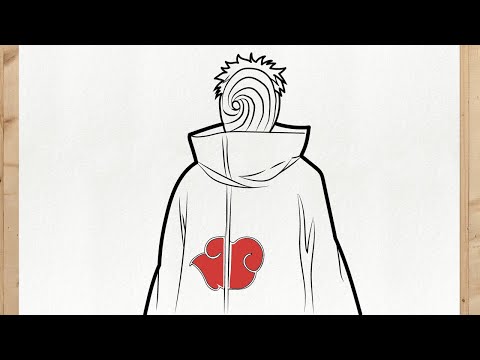 Comment dessiner TOBI (Naruto Shuppuden) étape par étape, facilement et rapidement