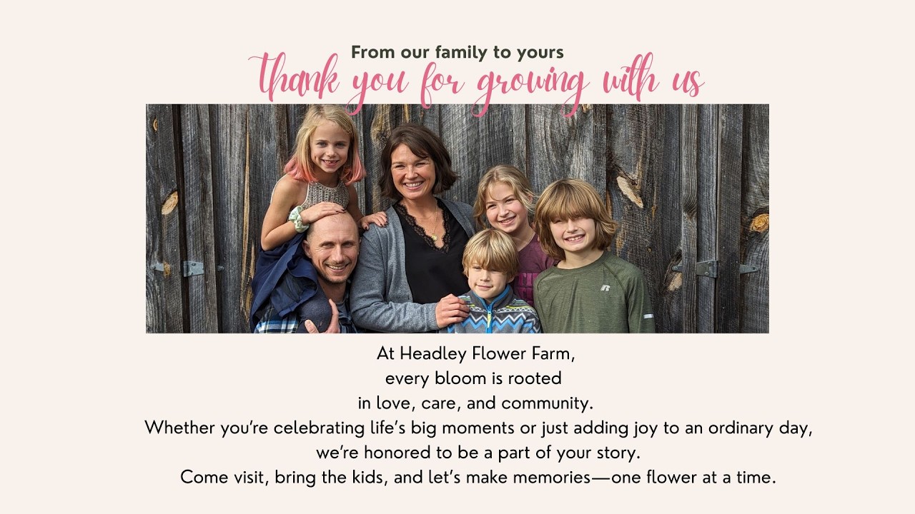 Headley Flower Farm Promotional Video Video