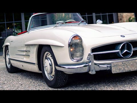 W198 Mercedes-Benz 300 SL Roadster vintage sports car, 1958