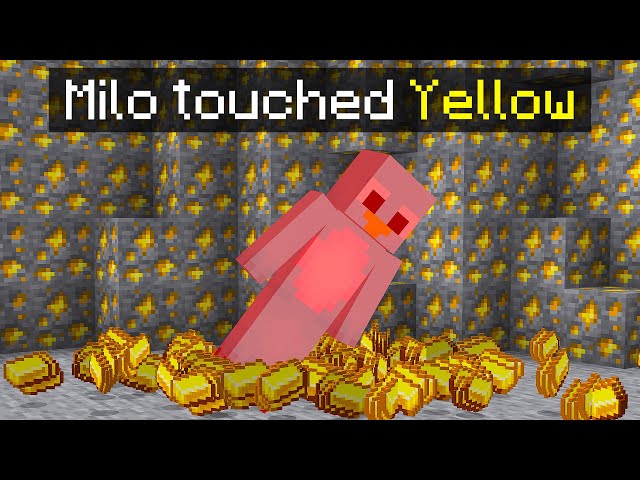 Minecraft, But I Can't Touch Any Color!