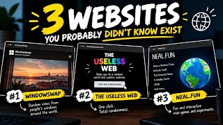 3 Websites You Probably Didn’t Know Exist 👀