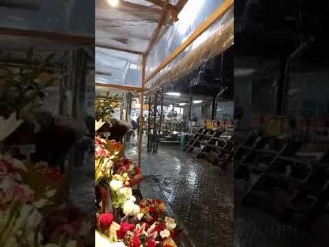 Inundație în Piața 700 - imagini Suraj Isaia Florea