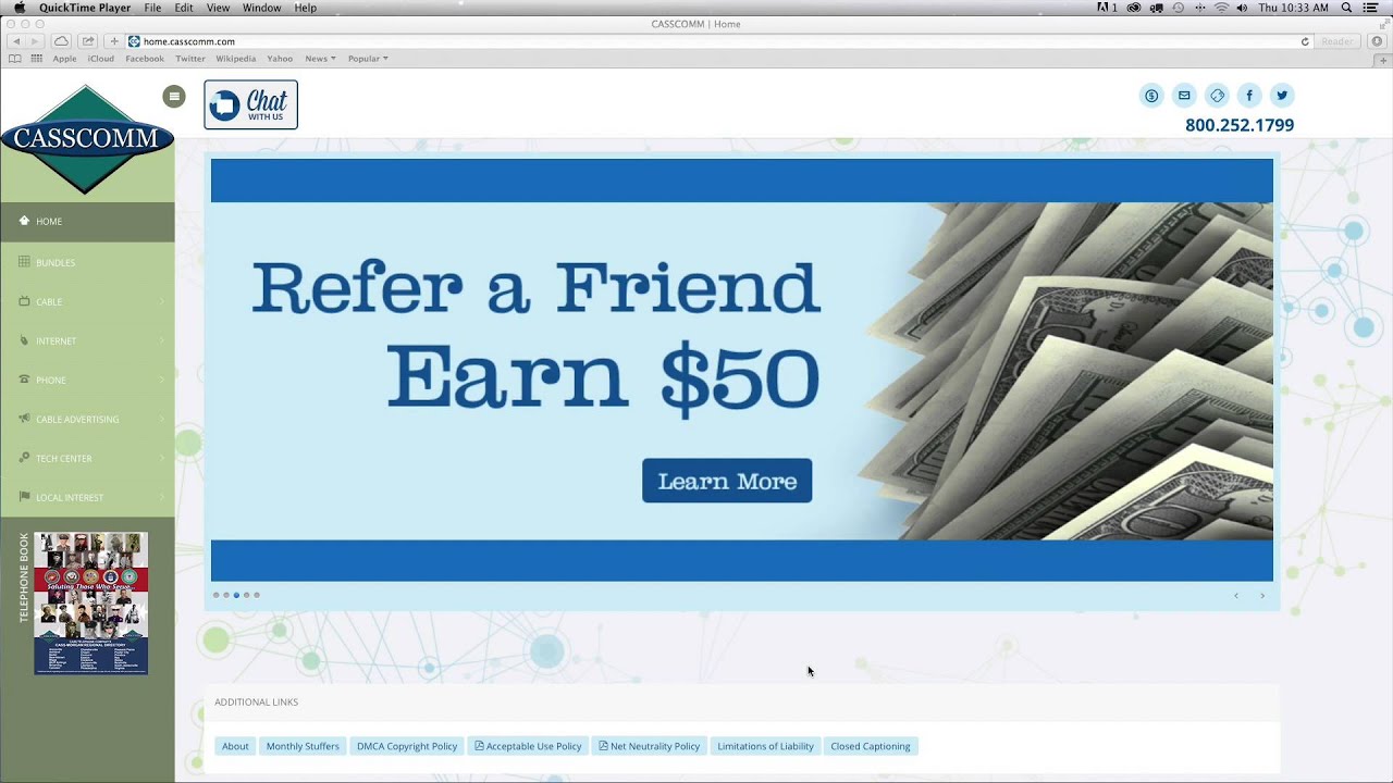 CASSCOMM - Web Chat Feature