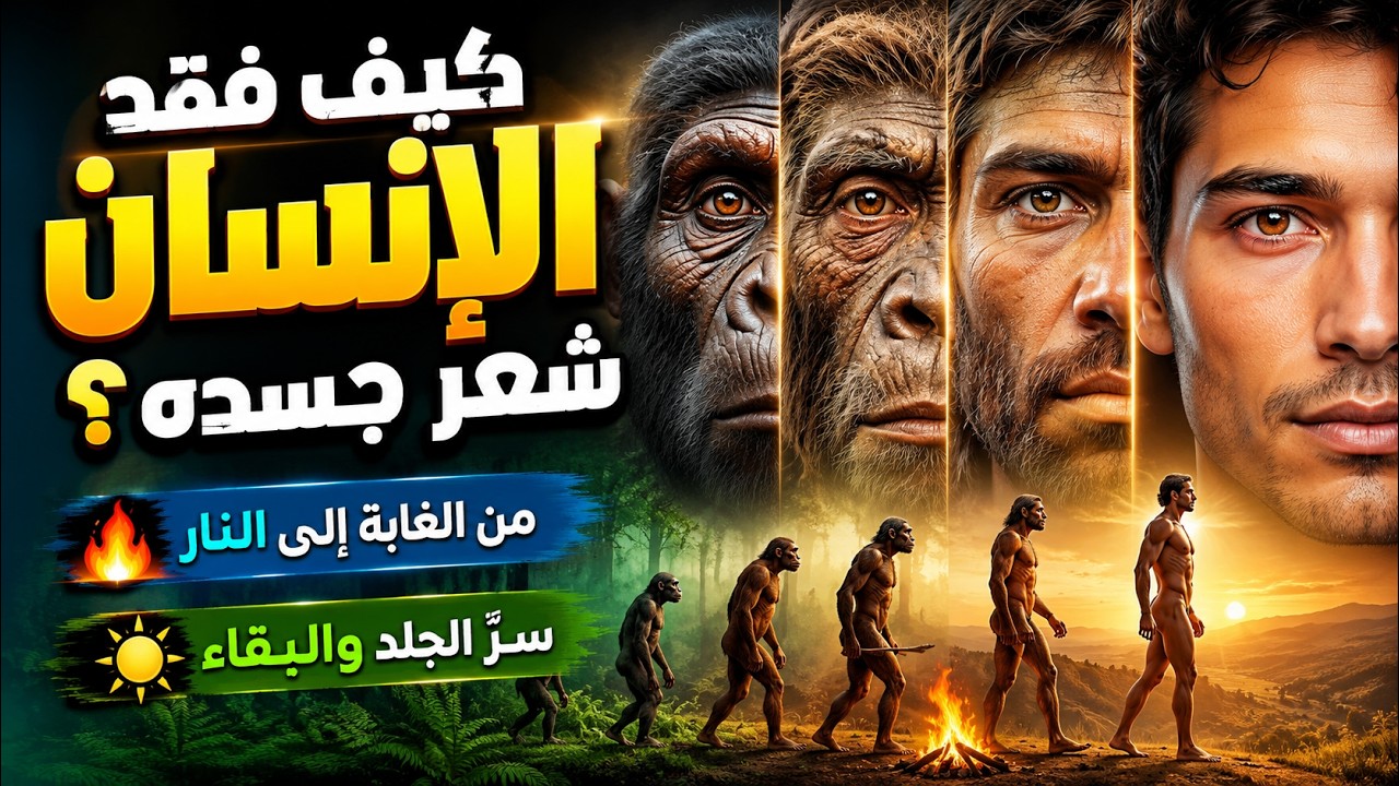 لغز الشعر البشري: لماذا اختفى من أجسادنا وبقي في أماكن محددة فقط؟