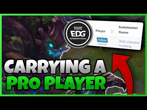 Carrying EDG JunJia in Challenger with Maokai Support