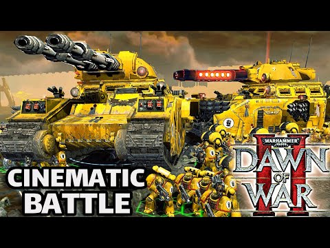 Epic Battle: 60 Imperial Fists vs 8000 Tyranids! - Astartes Mod | WH40K: Dawn of War 2: Retribution