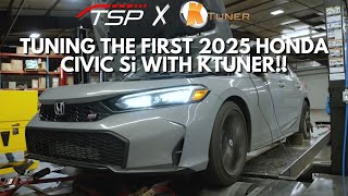 Tuning the FIRST 2025 Honda Civic Si with KTuner!!