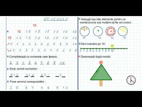 Numărul 10. Lecție în OpenBoard (clasa pregătitoare)
