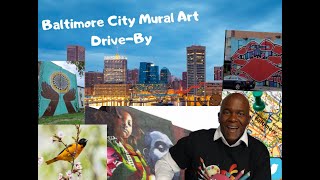 Baltimore City Mural Art Drive - By #muralart #Baltimoreart #Baltimoreartists #MrSmithsArt Room4Kids