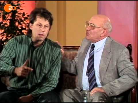 Das Literarische Quartett - Zuschauer stürmt die Bühne (30.11.1989)