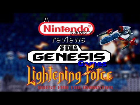 Nintendo Fanboy Reviews: Lightening Force-Quest for the Dark Star (Thunder Force IV)