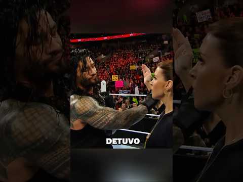 Roman Reigns le puso un alto a su jefa #wwe #wrestling #romanreigns