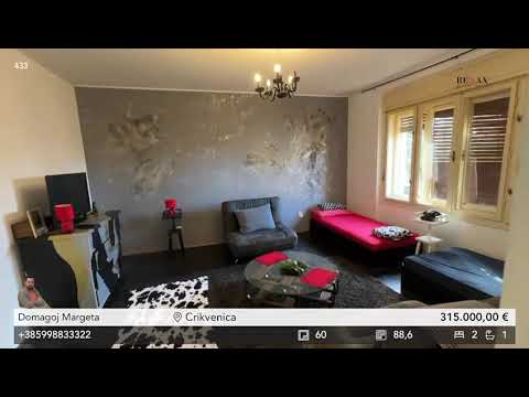 Crikvenica, stan udaljen 70m od mora