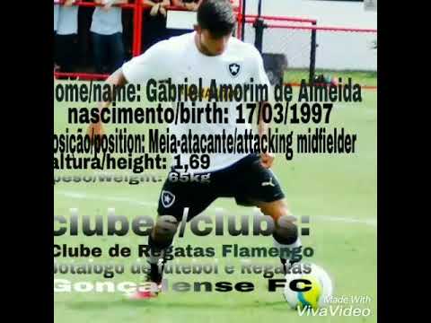 Gabriel Amorim meia atacante.