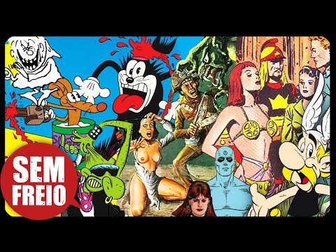 PODCAST SEM FREIO #23 - QUADRINHOS ANTIGOS - Com Marcelo Galbetti