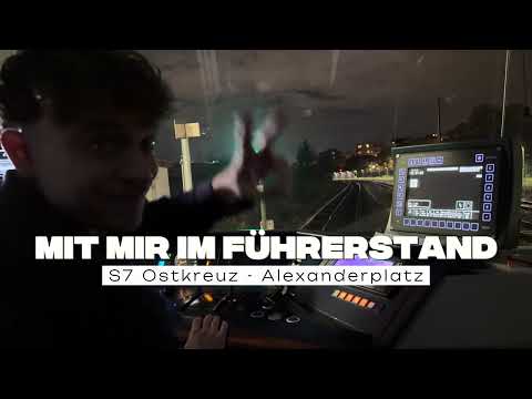 Mit mir im Führerstand l S-Bahn Berlin l Nachtfahrt auf der Stadtbahn