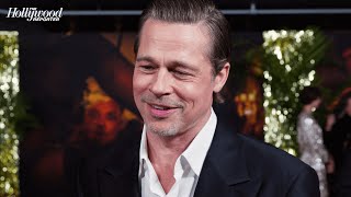 Brad Pitt On Filming The Party Scene In 'Babylon' For Two Weeks & Exploring Hollywood In The 1920s video