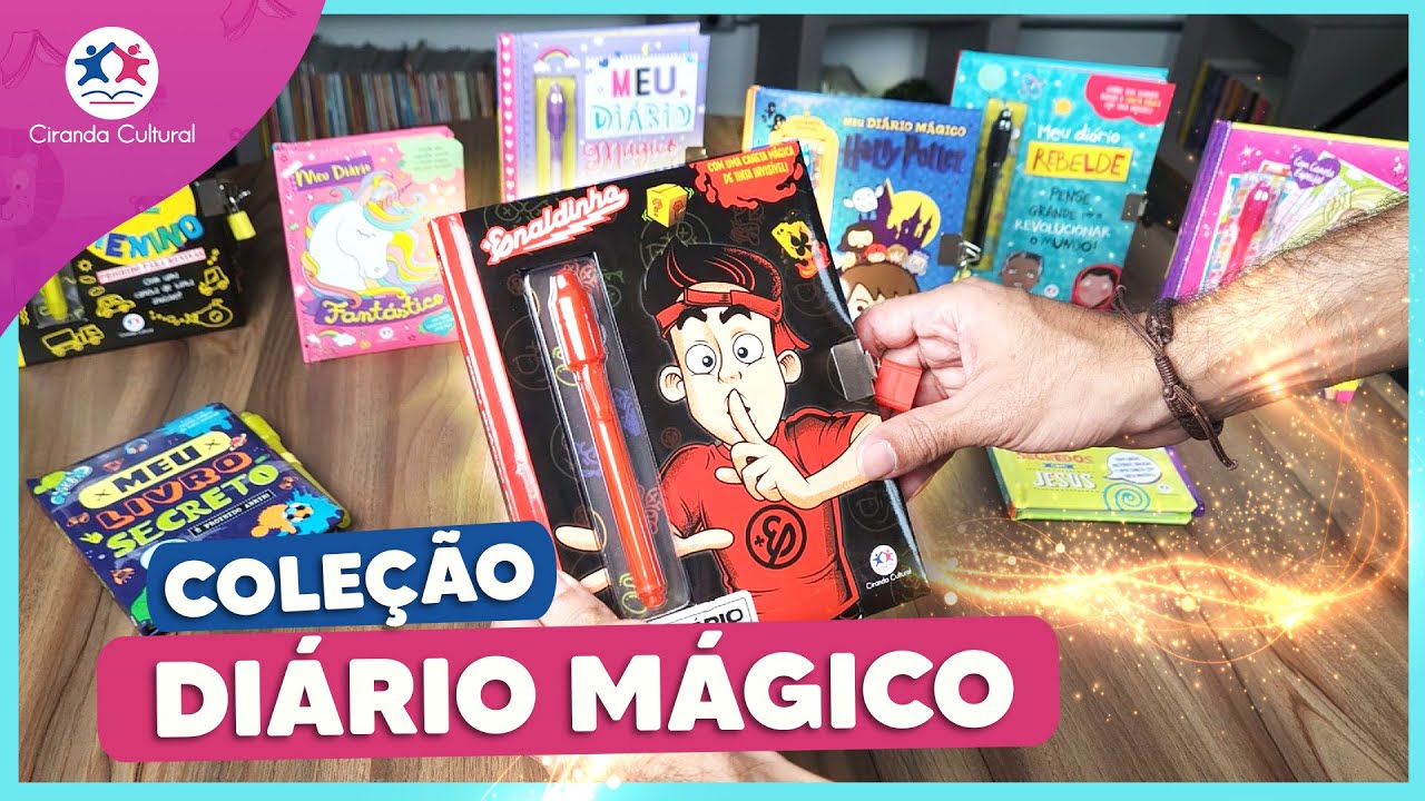 Coleção de diários mágicos - Livros de segredos | Ciranda Cultural