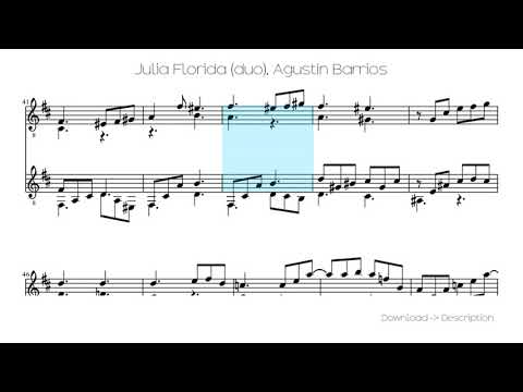 Julia Florida (duo), Agustín Barrios