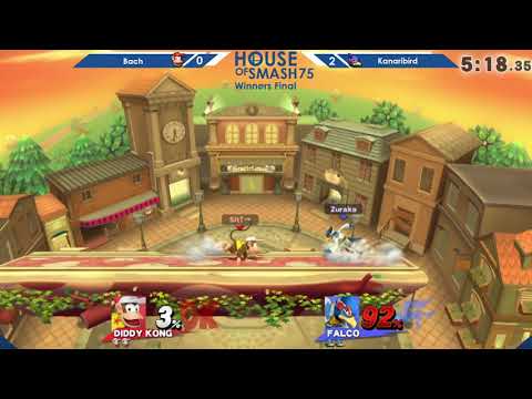 House of Smash 75 - Bach vs Kanaribird - Winners Finals - Smash 4