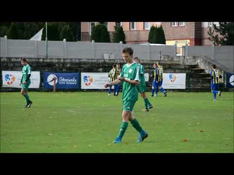 (28.10.2017) LDJM: Kuźnia Jawor - Polonia Środa Śląska 7:0 - Gol na 1:0 Marcela Szałacha